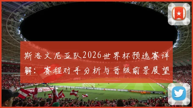 斯洛文尼亚队2026世界杯预选赛详解：赛程对手分析与晋级前景展望