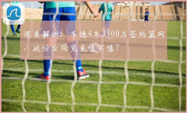 深度解析:韦德4年3900万签约篮网,这份合同究竟值不值?